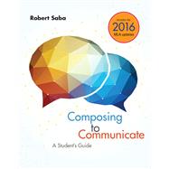 MindTap English, 1 term (6 months) Printed Access Card for Saba's Composing to Communicate: A Student's Guide, 1st
