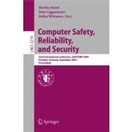 Computer Safety, Reliability, And Security: 23rd International Conference, SAFECOMP 2004, Potsdam, Germany, September 21-24,2004, Proceedings