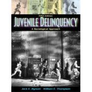 Juvenile Delinquency : A Sociological Approach