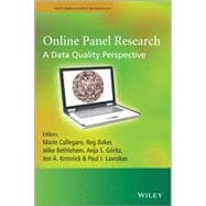 Online Panel Research A Data Quality Perspective