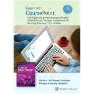 Lippincott CoursePoint+ Enhanced for Frandsen: Abrams' Clinical Drug Therapy (12 Month - Ecommerce Digital Code)