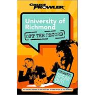 College Prowler University Of Richmond: Off The Record