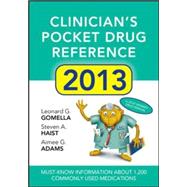 Clinicians Pocket Drug Reference 2013