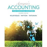 Horngren's Accounting The Managerial Chapters, Student Value Edition