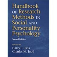 Handbook of Research Methods in Social and Personality Psychology,9781107011779
