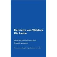 Henriette Von Waldeck Oder Die Laube