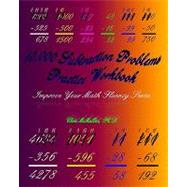 10,000 Subtraction Problems Practice Workbook