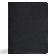 CSB Men of Character Bible, Revised and Updated, Black Genuine Leather