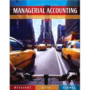 Managerial Accounting: Tools for Business Decision Making, 3rd Edition