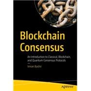 Blockchain Consensus book cover, ISBN 9781484281789