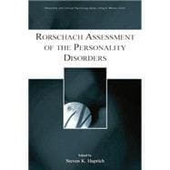 Rorschach Assessment of the Personality Disorders,9781138881792
