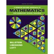 Problem Solving Approach to Mathematics for Elementary School Teachers, A