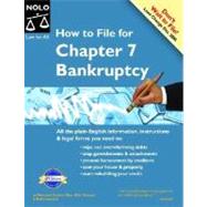 How To File For Chapter 7 Bankruptcy