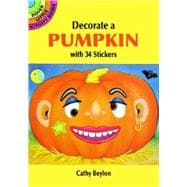 Decorate a Pumpkin With 34 Stickers