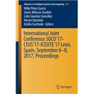 International Joint Conference Soco’17-cisis’17-iceute’17 León, Spain, September 6-8, 2017, Proceeding