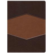 RVR 1960 Biblia de Estudio Holman, chocolate/terracota, símil piel con índice