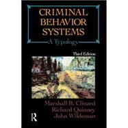 Criminal Behavior Systems: A Typology