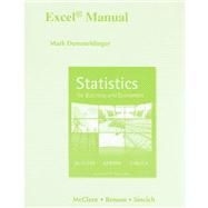 Excel Manual for Statistics for Business and Economics