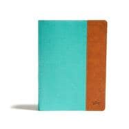 CSB Tony Evans Study Bible, Teal/Earth LeatherTouch, Indexed Advancing God’s Kingdom Agenda