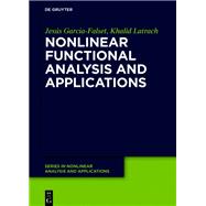 Nonlinear Functional Analysis and Applications