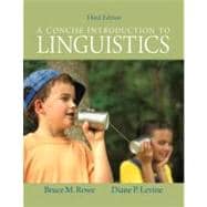 A Concise Introduction to Linguistics