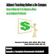 Adjunct Teaching Online & On Campus
