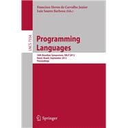 Programming Languages : 16th Brazilian Symposium, SBLP 2012, Natal, Brazil, September 23-28, 2012, Proceedings