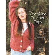 Tunisian Crochet Tops book cover, ISBN 9798890031822