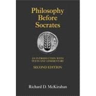 Philosophy Before Socrates