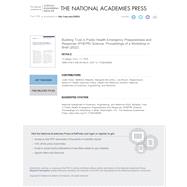 Building Trust in Public Health Emergency Preparedness and Response (PHEPR) Science