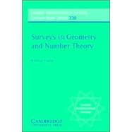 Surveys in Geometry and Number Theory: Reports on Contemporary Russian Mathematics