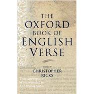 The Oxford Book of English Verse