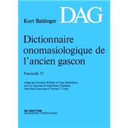 Dictionnaire Onomasiologique De L’ancien Gascon Dag; Fascicule 17