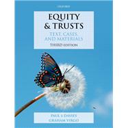 Equity & Trusts Text, Cases, & Materials