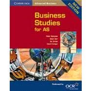 Business Studies for AS OCR