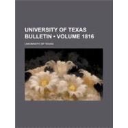 University of Texas Bulletin