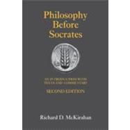 Philosophy Before Socrates