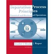Separation Process Principles, 3rd Edition