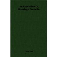 An Exposition of Browing's Sordello