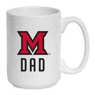 Miami University 15 oz White El Grande Dad Mug