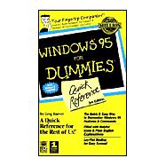 Windows<sup>®</sup> 95 For Dummies<sup>®</sup> : Quick Reference, 3rd Edition