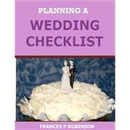Planning a Wedding Checklist