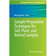 Sample Preparation Techniques for Soil, Plant, and Animal Samples