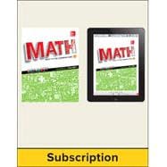 Glencoe Math, Course 2, Complete Student Bundle, 1-year subscription