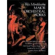 Major Orchestral Works in Full Score