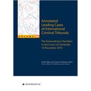 Annotated Leading Cases of International Criminal Tribunals - volume 66 (2 dln) The Extraordinary Chambers in the Courts of Cambodia (ECCC) 16 November 2018
