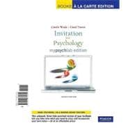 Invitation to Psychology, MyLab Edition, Books a la Carte Edition