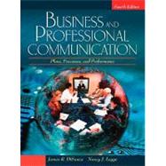 Business and Professional Communication : Plans, Processes, and Performance