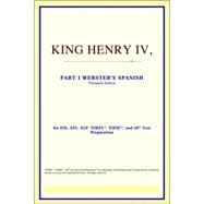 King Henry IV, Part I : Webster's Spanish Thesaurus Edition