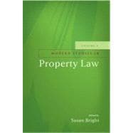 Modern Studies in Property Law - Volume 6 Volume 6